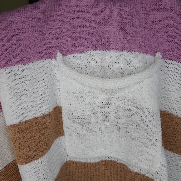 Beautiful Lightweight  Heyson Striped Open Front Cardigan - Picture 5 of 11